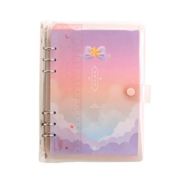 세컨드맨션 플랜디 A5 6공트윙클문라잇 만년다이어리 별구름리본