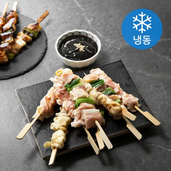 플레잇 국내산 닭꼬치 모둠세트 (냉동), 600g, 1개