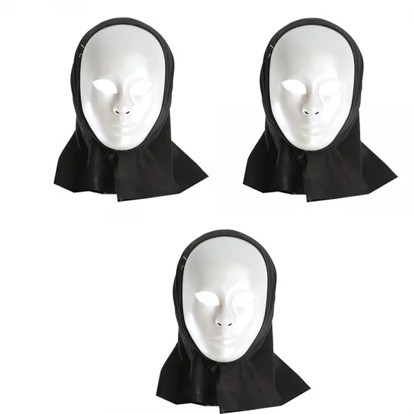 파티쇼 고급오페라 후드가면 3p 펄화이트