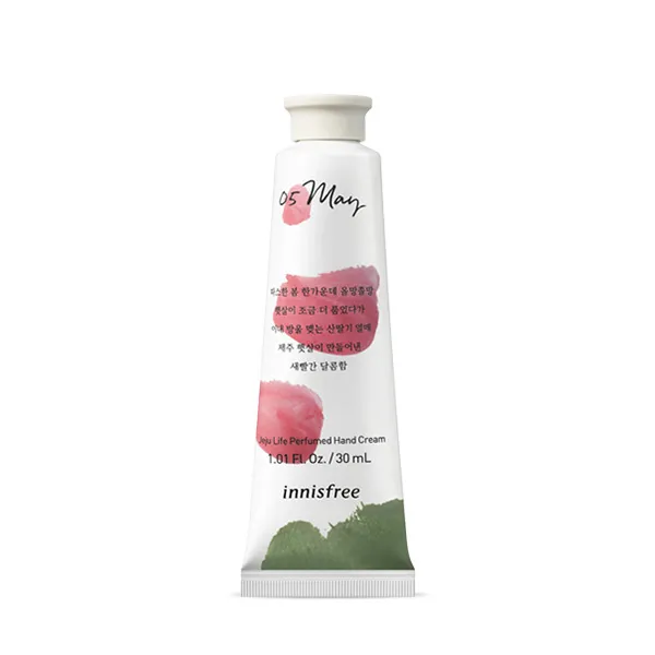 이니스프리 제주라이프 퍼퓸드 핸드크림 햇살 아래 산딸기 5월, 30ml, 1개