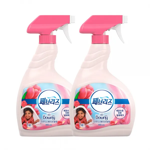 페브리즈 섬유탈취제 다우니 에이프릴향 본품 880ml 2개