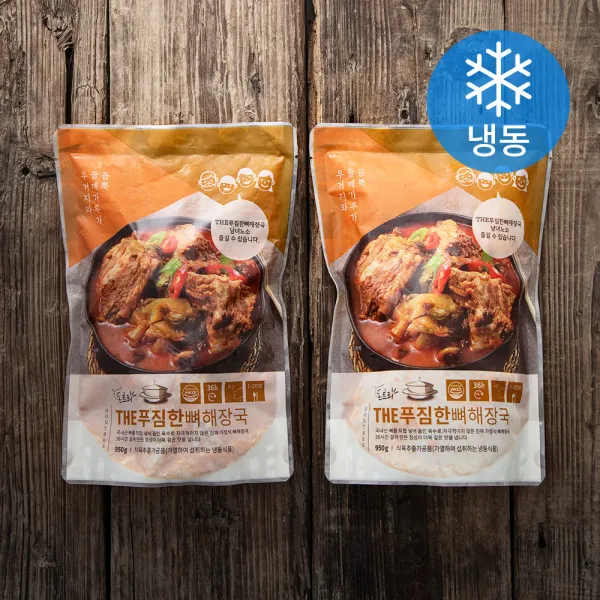 돈트리 THE 푸짐한 뼈 해장국 (냉동), 950g, 2개