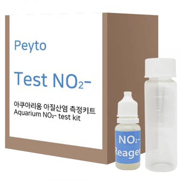 페이토 아쿠아리움 NO2 아질산염 테스트 측정 시약 키트, 1세트