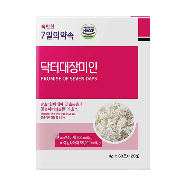 닥터대장미인 속편한 7일의 약속 효소, 4g, 30개
