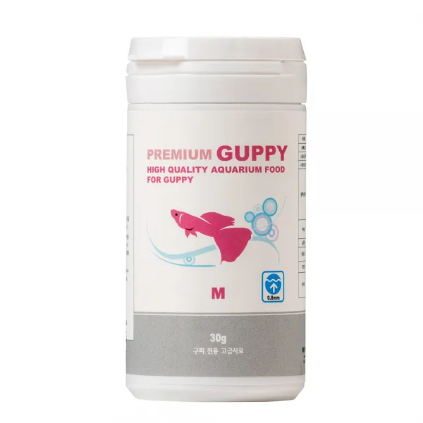 프리미엄 구피 전용 사료 30g 1개