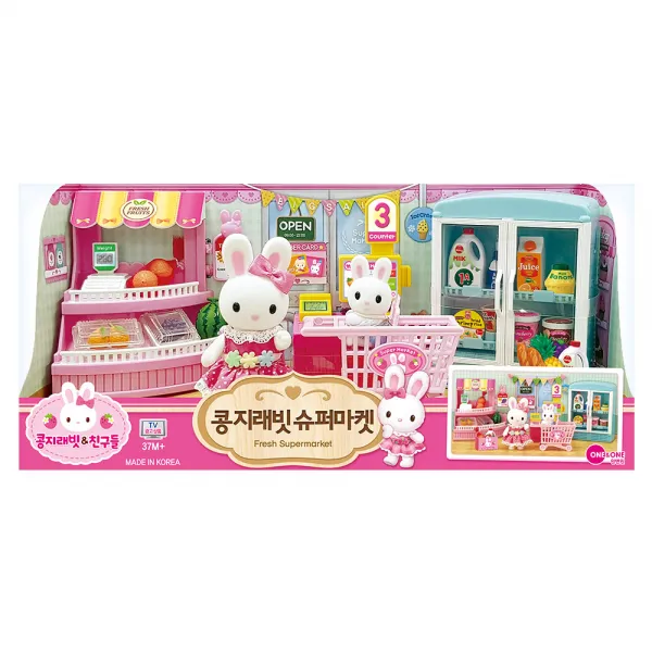 콩지래빗 슈퍼마켓 마트놀이, 혼합 색상