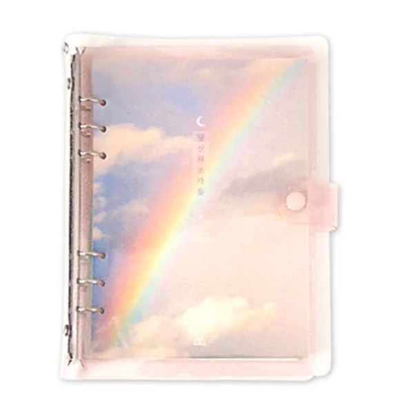 세컨드맨션 A5 6공 당신의 조각들 다이어리 만년형 레인보우