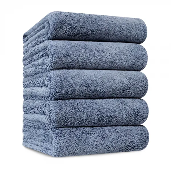 포레스트컴퍼니 보송보송 난리난 포레스트타올 200g 40수 코마사 애쉬블루 5개