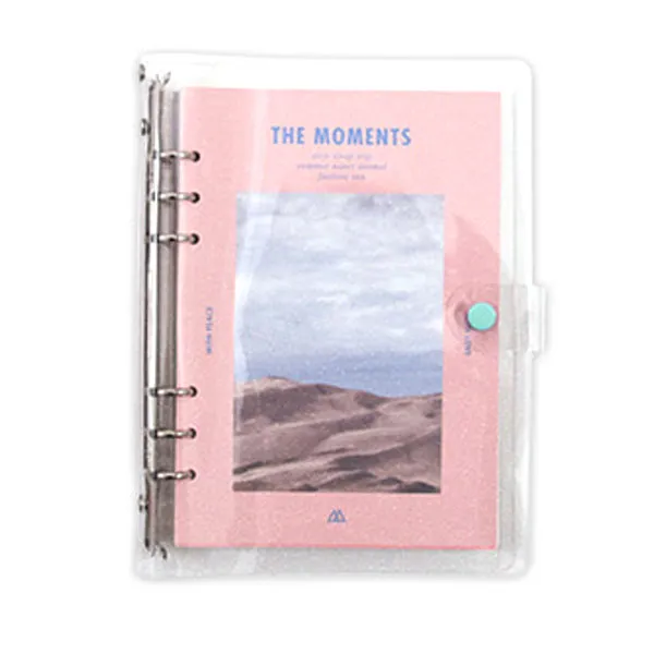 세컨드맨션 A5 6공 모멘츠 다이어리 만년형 베이비 핑크