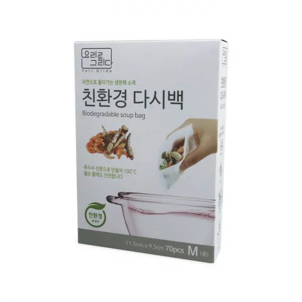 요리를그리다 친환경 다시백 M, 70개입, 1개