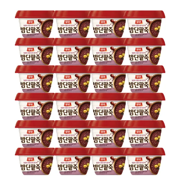 양반 밤단팥 즉석죽, 285g, 24개