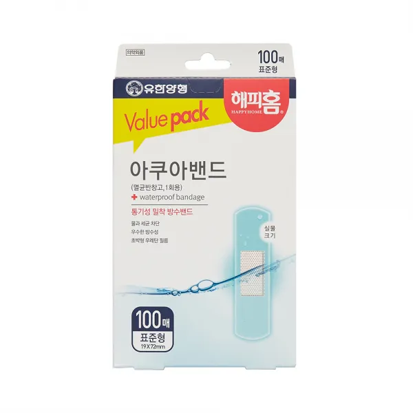 해피홈 방수 아쿠아밴드 표준형 100개입 1개