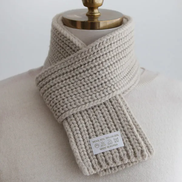 바비수 뜨개니트 하찌미니 목도리