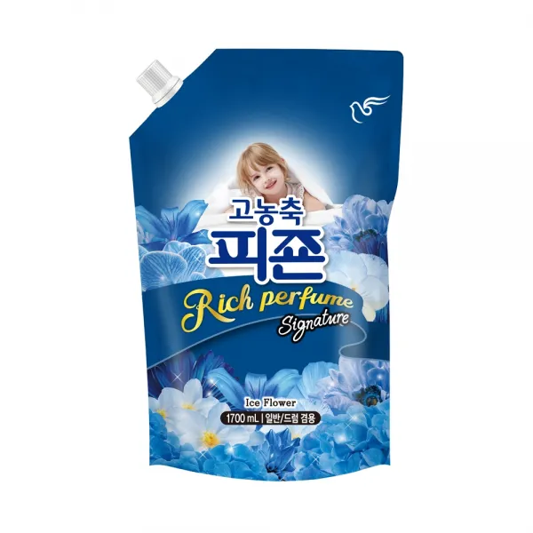 피죤 리치퍼퓸 시그니처 섬유유연제 1.7l 아이스플라워 리필형 1개