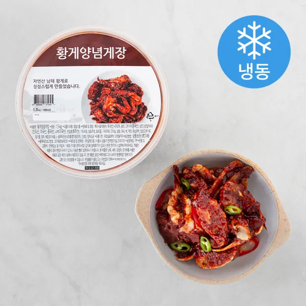 얌테이블 황게양념게장 (냉동), 1.5kg, 1개