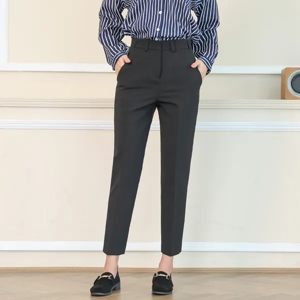 토마토팩토리 여성용 키작녀 히든밴딩 기모 슬랙스 231
