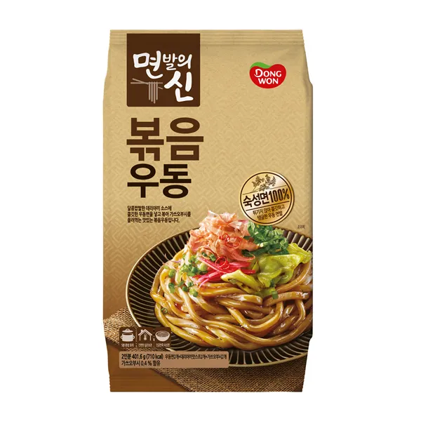 동원 면발의신 볶음우동 2인분, 401.6g, 1개