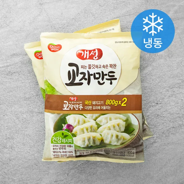 동원 개성 교자만두 (냉동), 800g, 2개