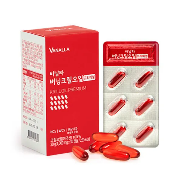 바날라 버닝 크릴오일 프리미엄, 30g, 1개