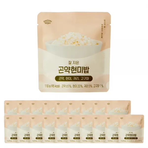 그로서리서울 곤약현미밥, 110g, 20개