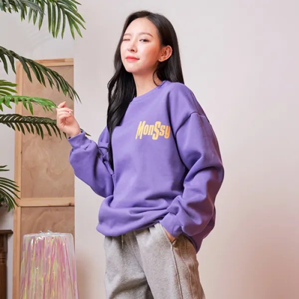 반에이크 오 여성용 Monssy 맨투맨