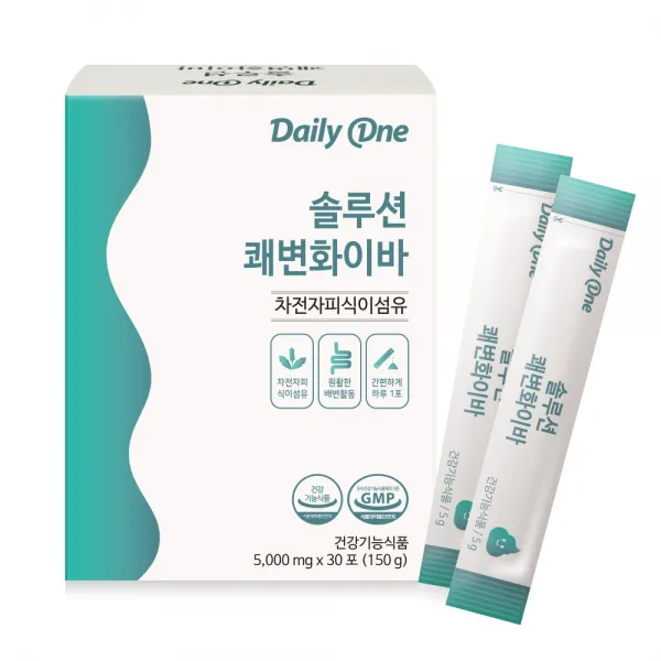 데일리원 솔루션 쾌변화이바 영양제 5g 30개