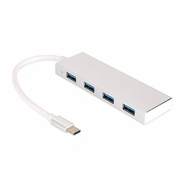 넥스원 고강도 알루미늄 C타입 Usb3.0 4포트 허브 Sy 052h 실버