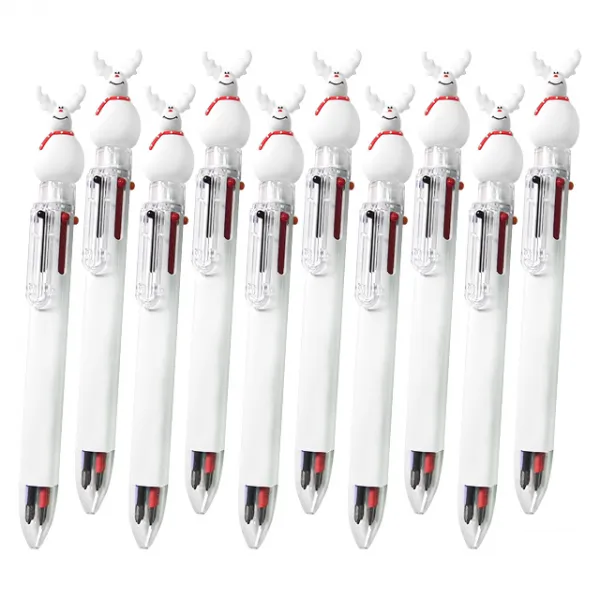투영 X Mas 6색 볼펜 0.7mm 눈사람 10개
