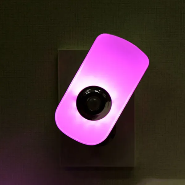 LED모션센서 취침등, 분홍색
