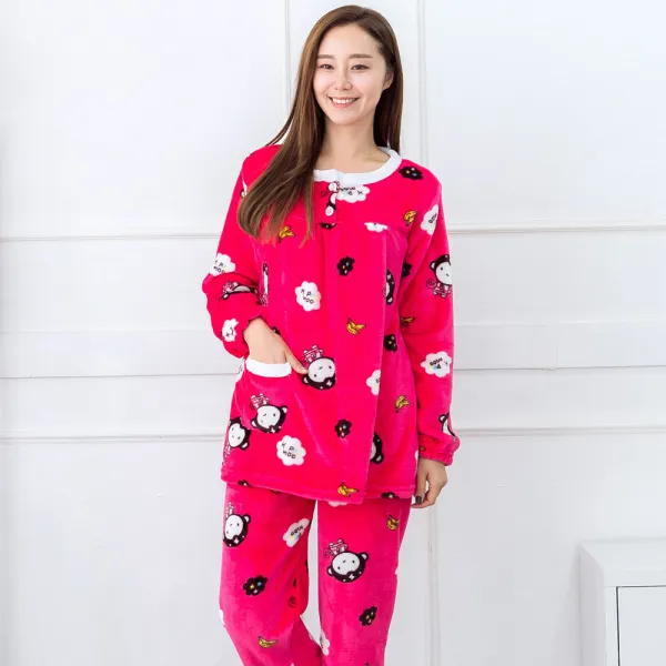 속옷스토리 여성용 캐릭 수면잠옷 세트
