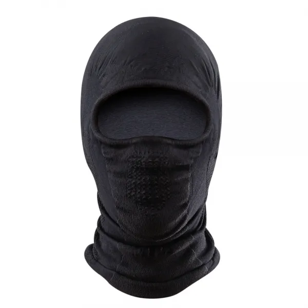 나인에프엑스 심리스 바라클라바 후드 넥워머 마스크 블랙