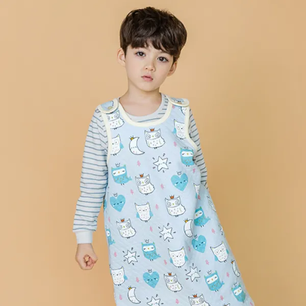 유니프랜드 아동용 부엉이 수면조끼