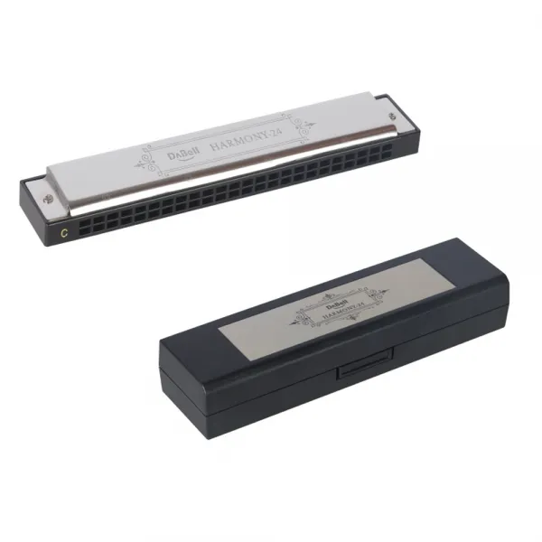 다벨 하모니카 C 하모니24 + 플라스틱 케이스 혼합 색상