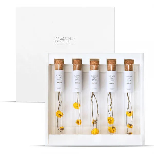 꽃을담다 국화 티스틱세트, 1g, 5개