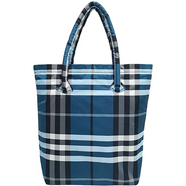 라페조 체크 캐주얼 가방 L