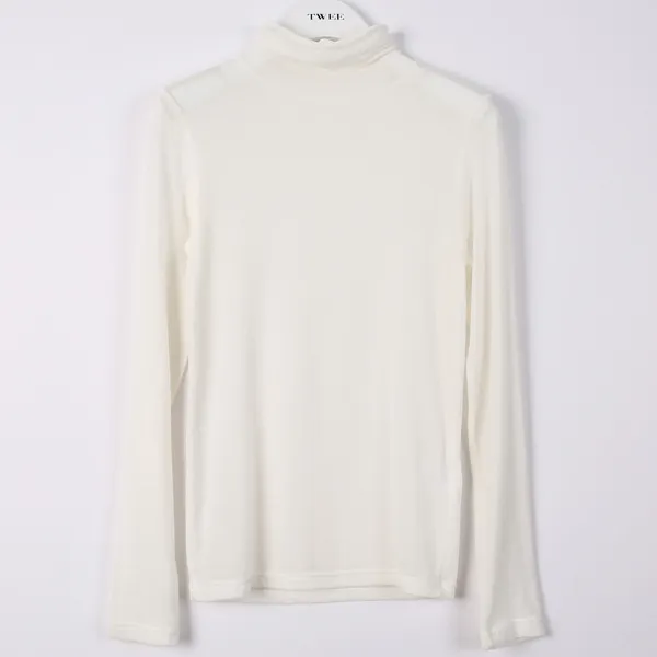 트위 여성용 씨유 시스루 긴소매 티셔츠