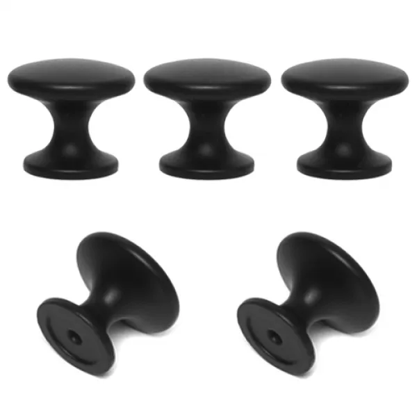 철물바다 1구손잡이 머쉬 블랙 대 5개