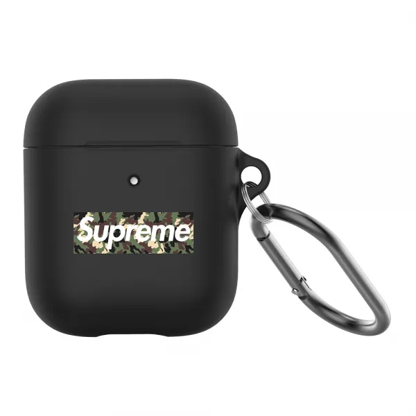 누아트 에어팟 슈프림 키링 케이스 단일 상품 우드랜드블랙