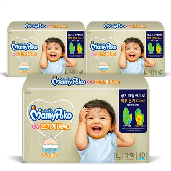 마미포코 피부온기케어팬티 남아용 대형(9~14kg), 120개