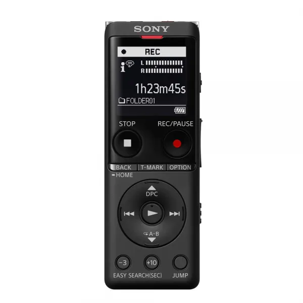 소니 보이스레코더 소형 휴대용 녹음기, ICD-UX570F, 블랙