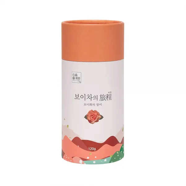 운남보이차 보이꽃차 장미 산차, 120g, 1개