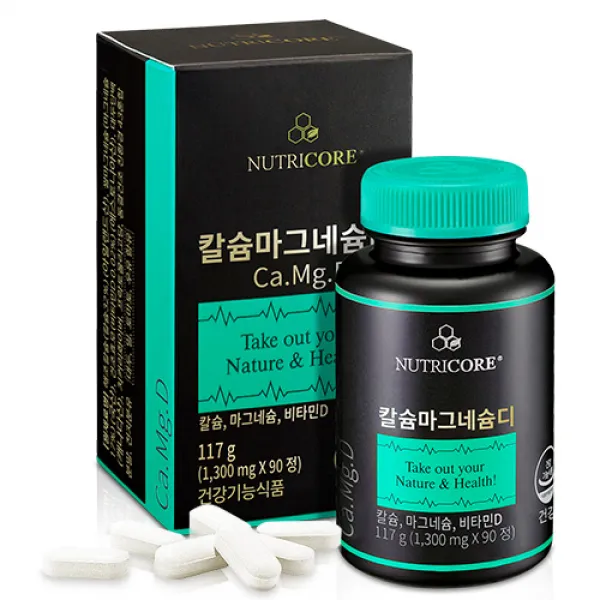 뉴트리코어 칼슘마그네슘D, 90정, 1개