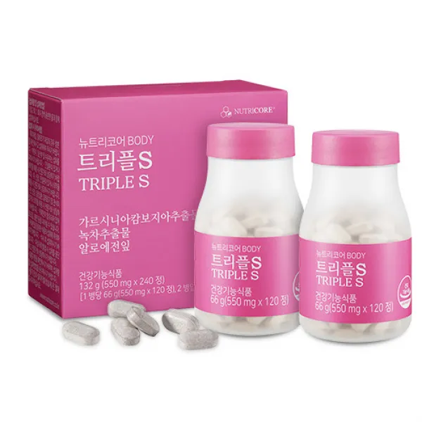 뉴트리코어 트리플S 가르시니아, 66g, 2개입