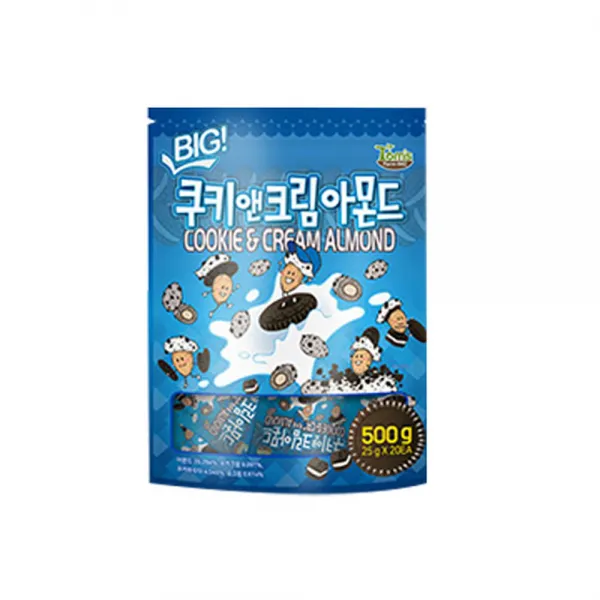 탐스팜 Big 쿠키앤크림 아몬드, 25g, 20개