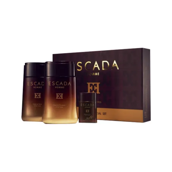 에스까다 옴므 에센스 2종 세트, 토닉 150ml + 30ml + 에멀전 150ml, 1세트