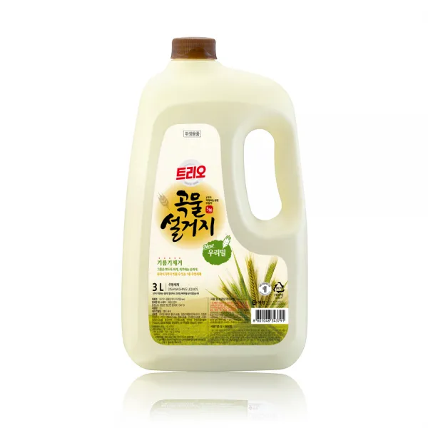 트리오 곡물설거지 우리밀, 3L, 1개