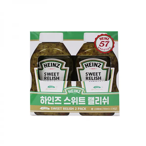 하인즈 스위트 랠리쉬, 769ml, 2개