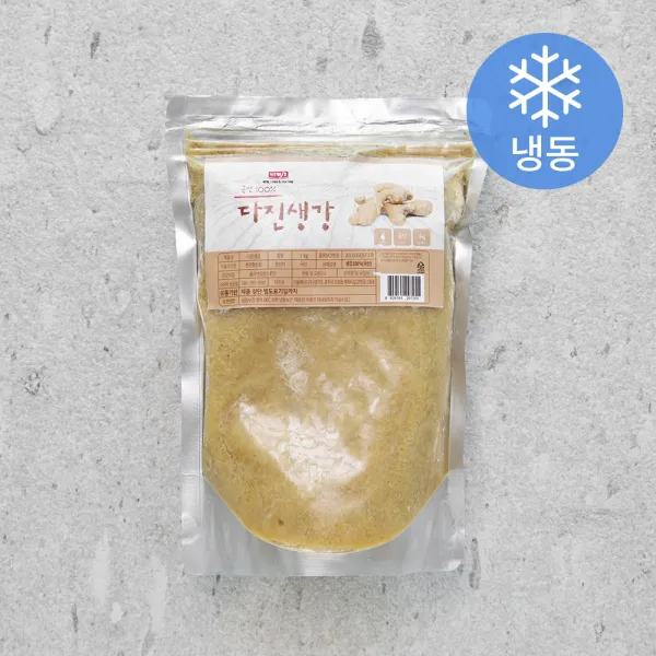 나무새 다진생강 (냉동), 1kg, 1개