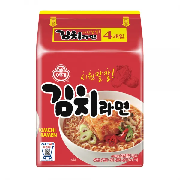오뚜기 김치라면, 4개