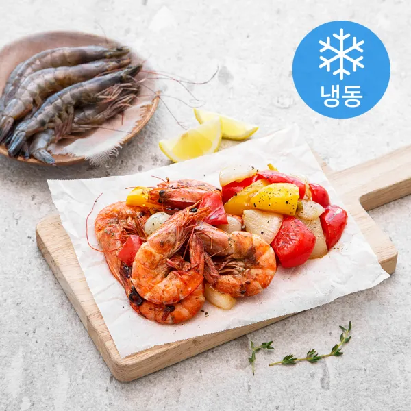 프라이드 흰다리새우 LIVE Frozen (냉동), 500g(25미), 1개